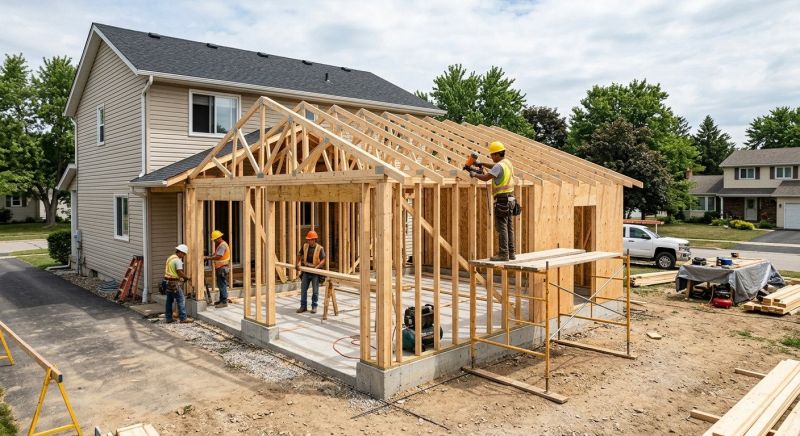 Detached Garage Construction in North Charleston, SC