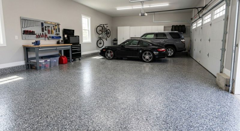 Epoxy Garage Flooring Installation in Frederick, MD