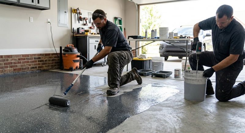 Floor Epoxy Service in Loudoun County, VA