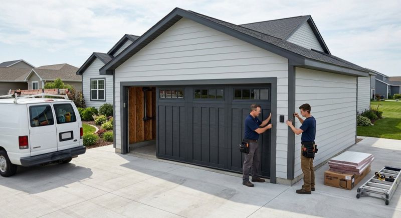 Four Car Garage Installation in Mount Pleasant, SC