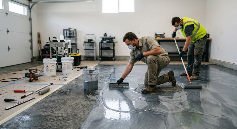 Metallic Epoxy Service in Loudoun County, VA