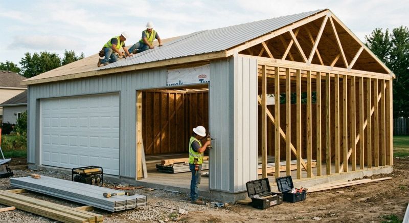 Storage Garage Construction in Pearland, TX