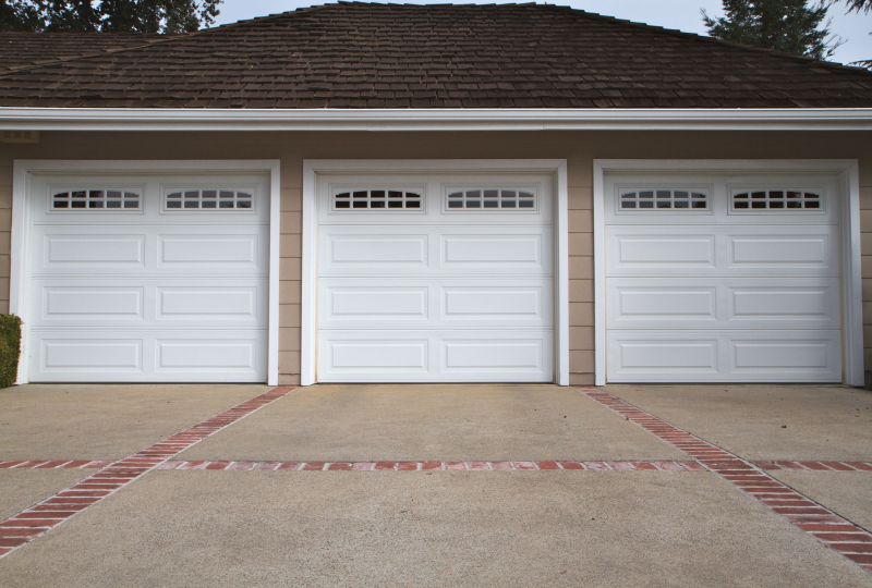 Three Car Garage Installation