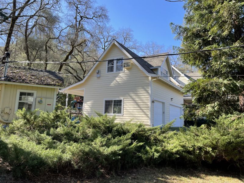 Two Story Garage Construction