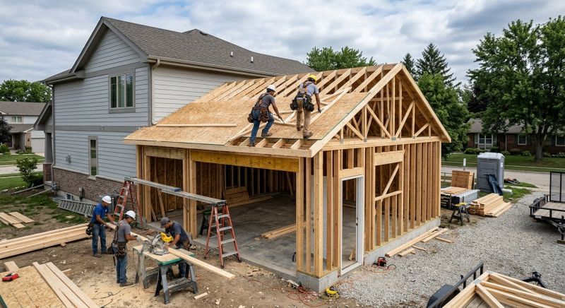 Wood Garage Installation in Summerville, SC