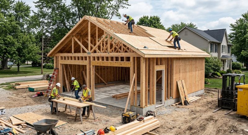 Wood Garage Installation in Bonita Springs, FL
