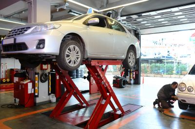 Rotary Car Lift Installation - Commercial Garage Brick, New Jersey